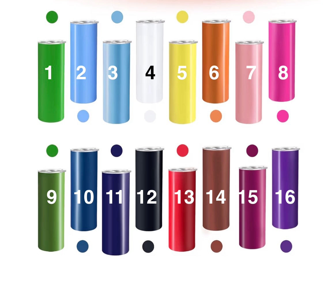 20oz Skinny Stainless Steel Tumbler