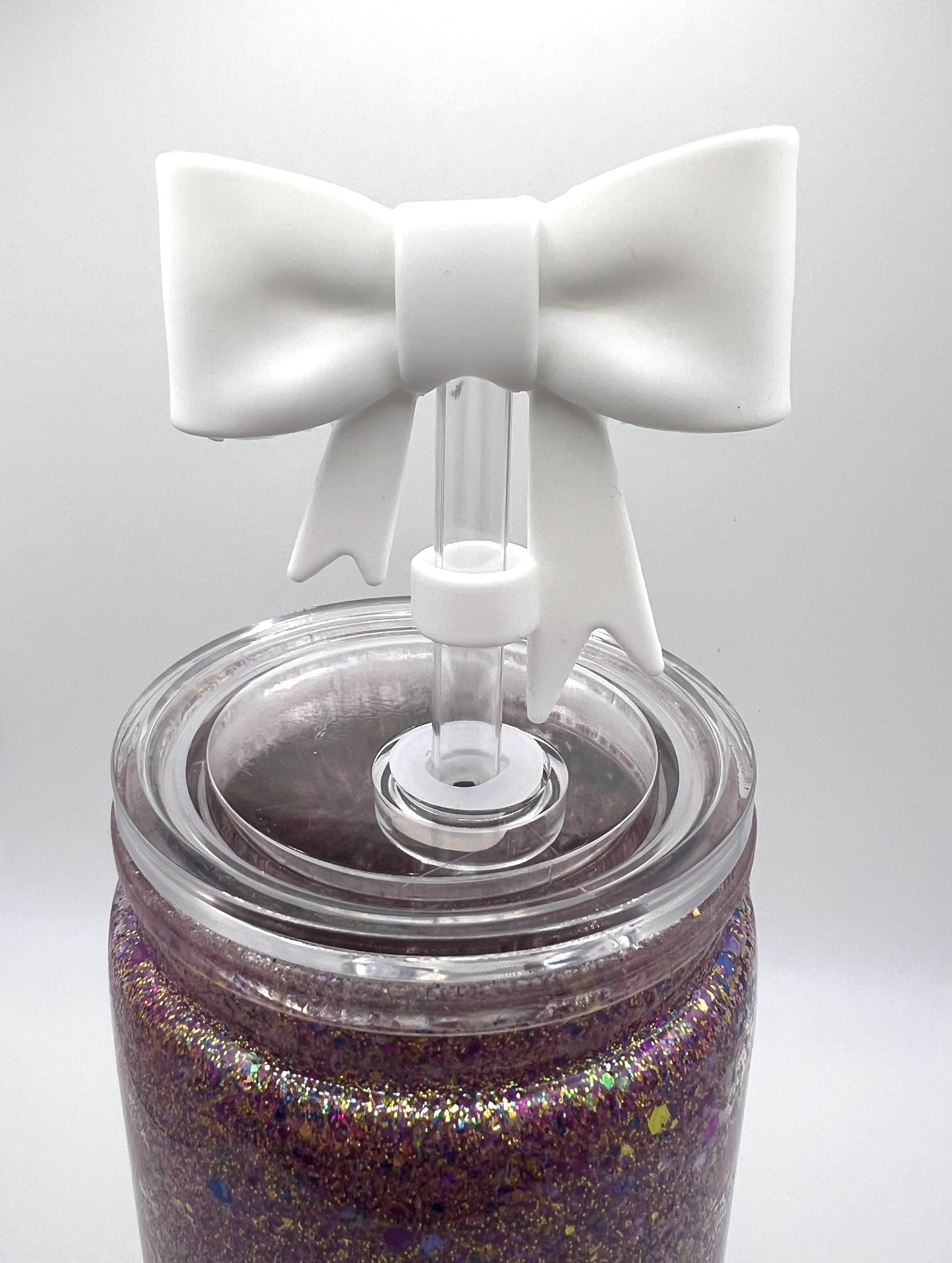 Straw Toppers- Large Bow