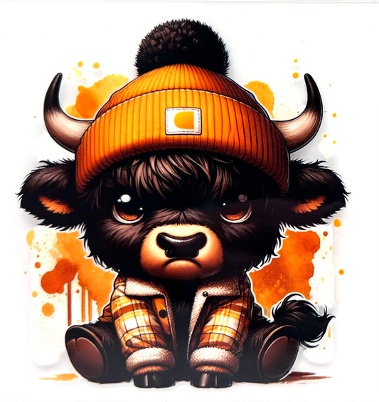 MooMoo Decal- Orange