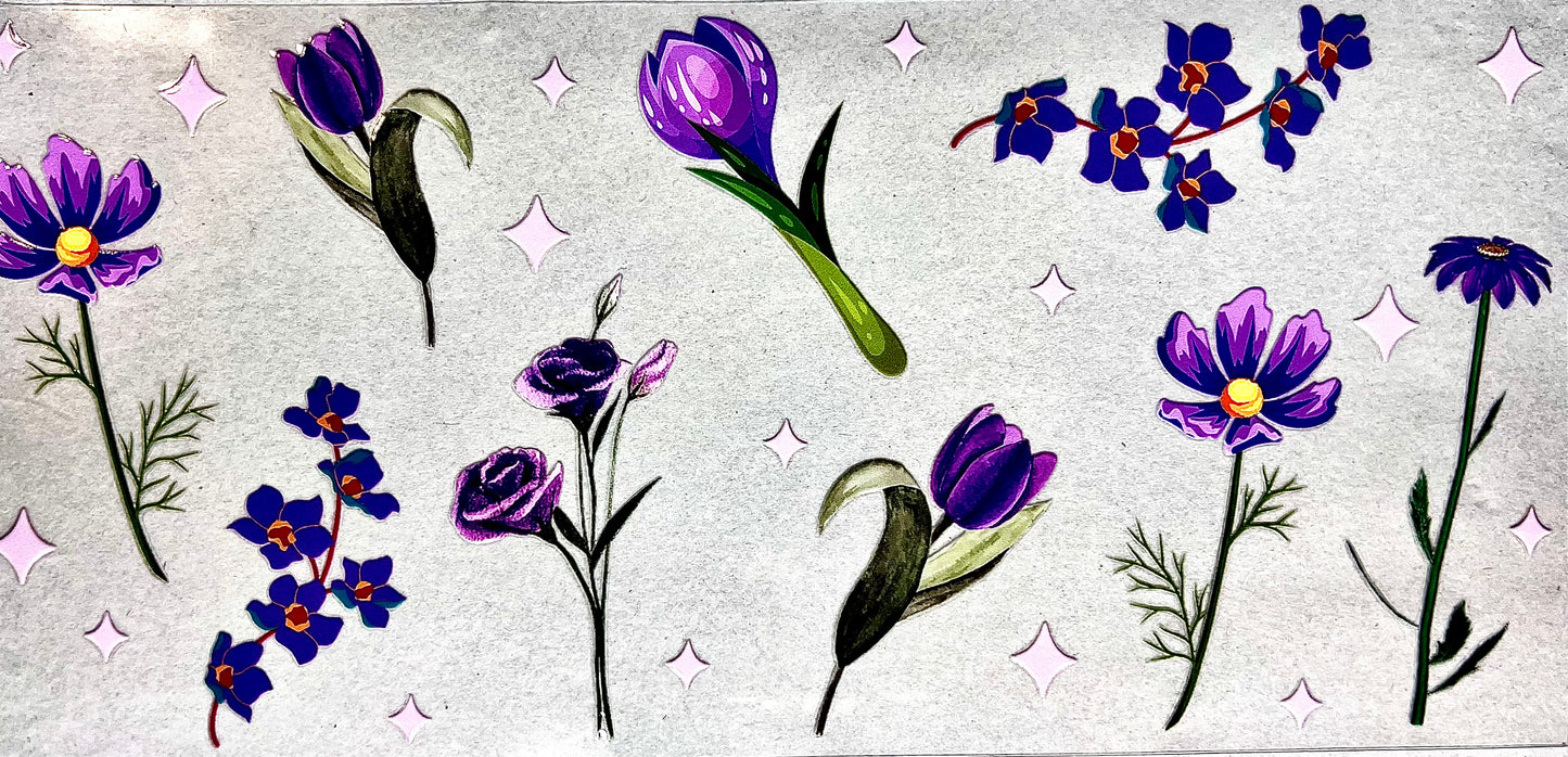 #0162 Purple Flowers -2