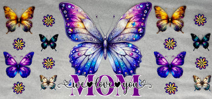 #0017 Live Love Mom Butterfly