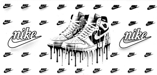 #0304 NK Drip High Top- Black
