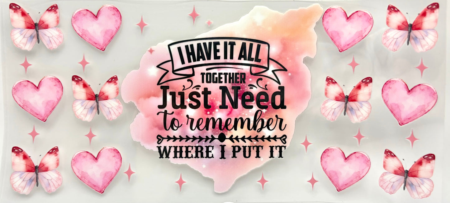 #0617 I have it all together, just need to remember where I put it