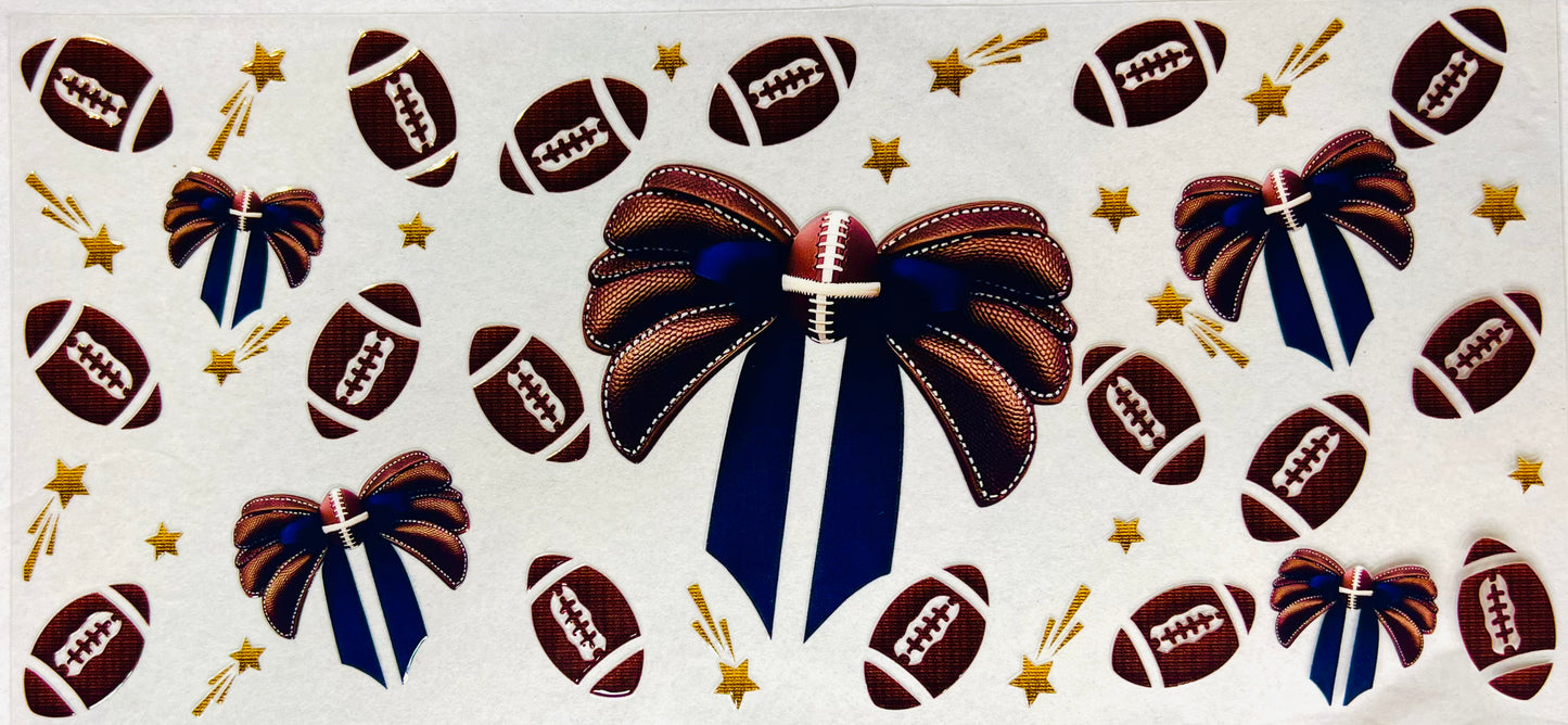 #0135 Football and Bows