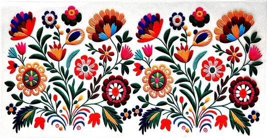 #0475 Floral Embroidery- 2