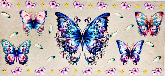 Butterflies -multicolored