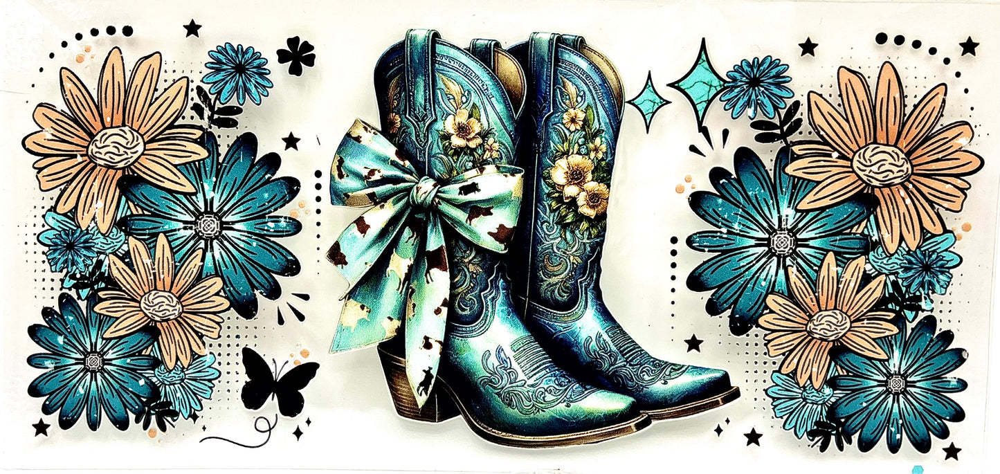 #0276 Boots- teal