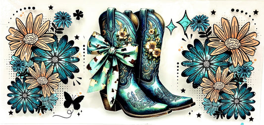 #0276 Boots- teal