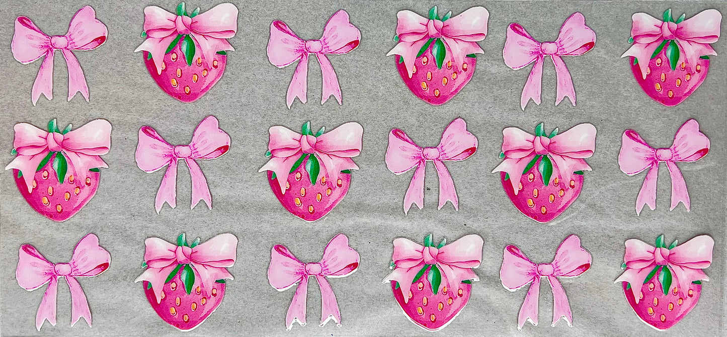 #0075 Strawberries and Bows