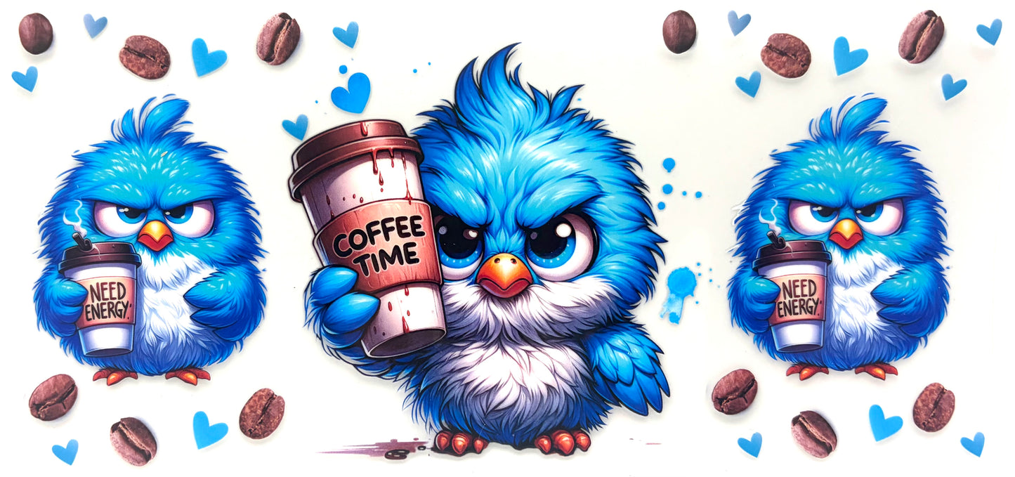 #0768 Angry bird coffee