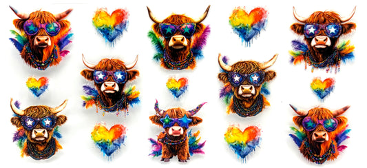 #0872 Cow Tye-Dye