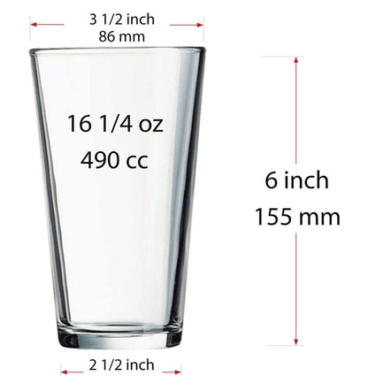 Customizable Pint Glass