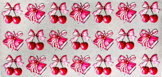 Books and Cherry Bows