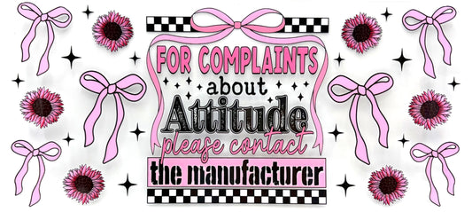 #0853 For complaints, contact manufacturer