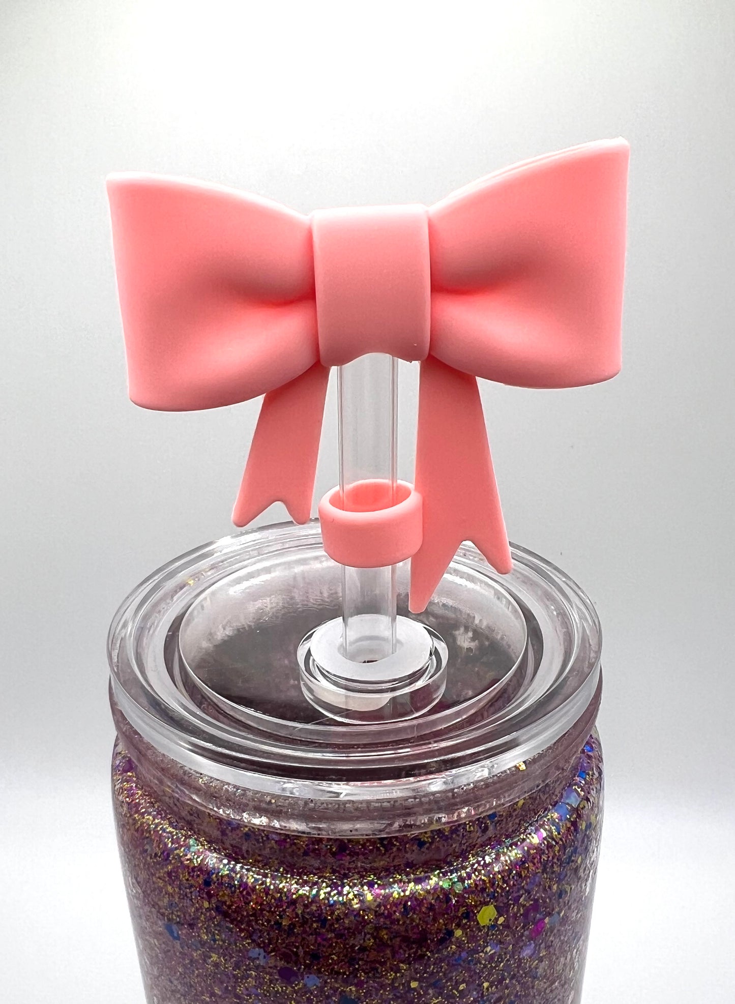 Straw Toppers- Large Bow