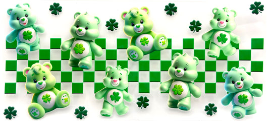 #0692 Care Bear- Green Checkered