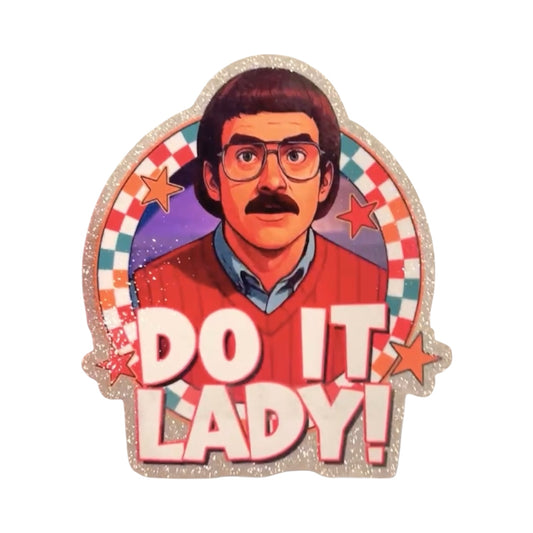 Chit Decal with glitter back