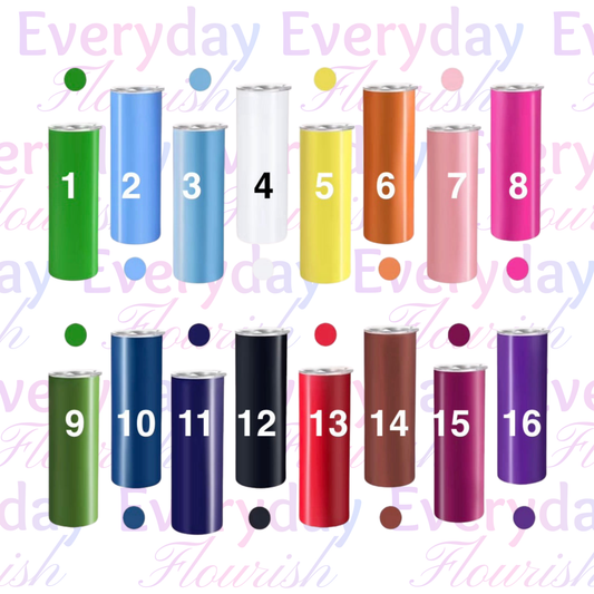 20oz Skinny Stainless Steel Tumbler
