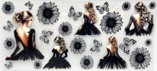 Elegant and butterflies