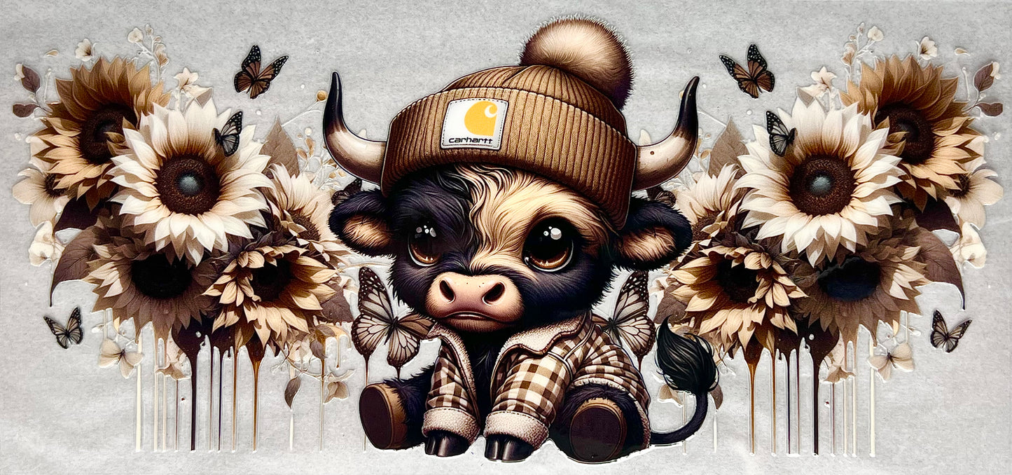 Cowhartt- Tan flowers