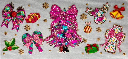 #0023 Pink Glitter Tree