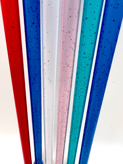 Straws- 9in Glitter
