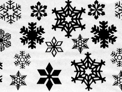 Black Snowflakes