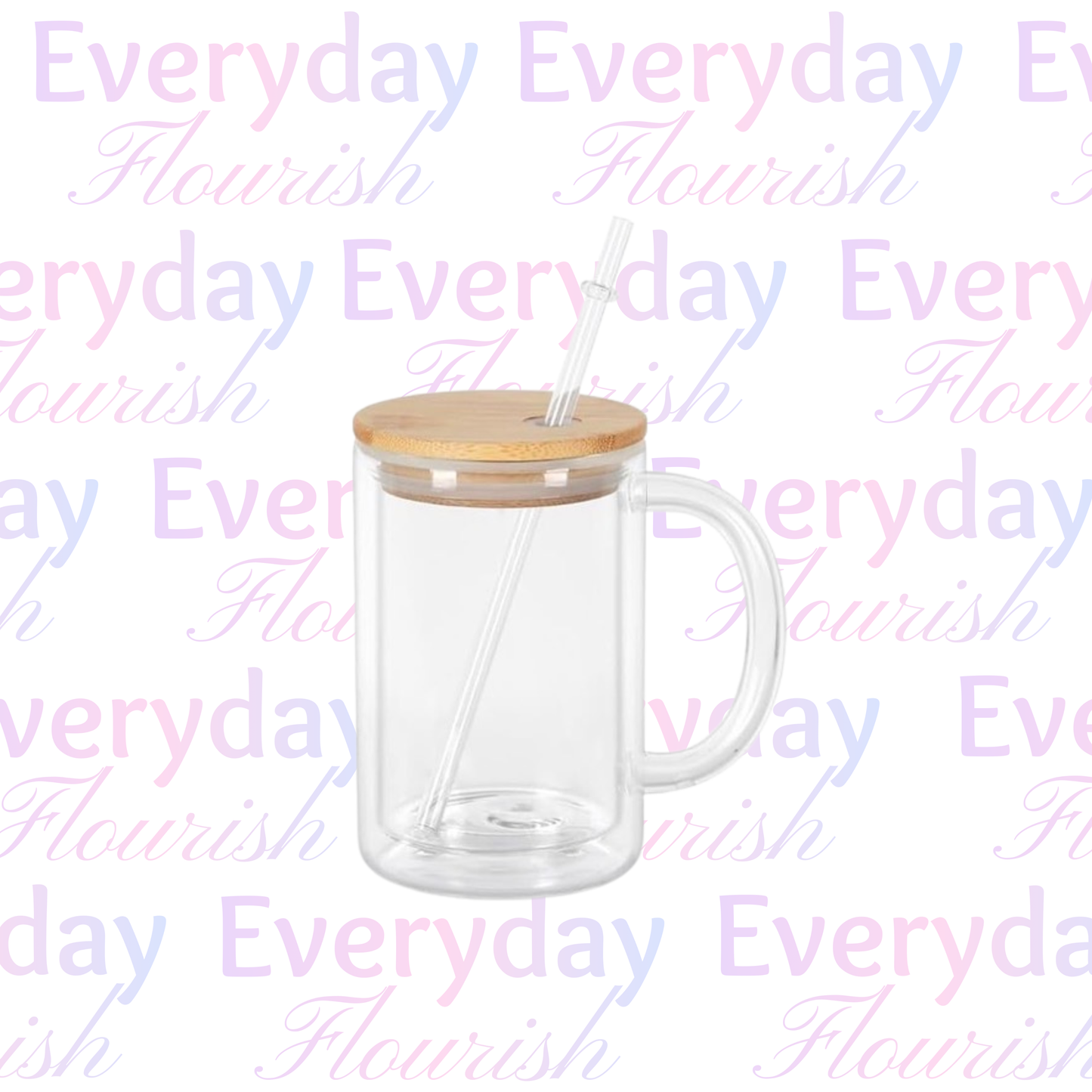 15oz Customizable Snow Globe Glass Coffee Mug