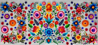#0076 Floral Embroidery