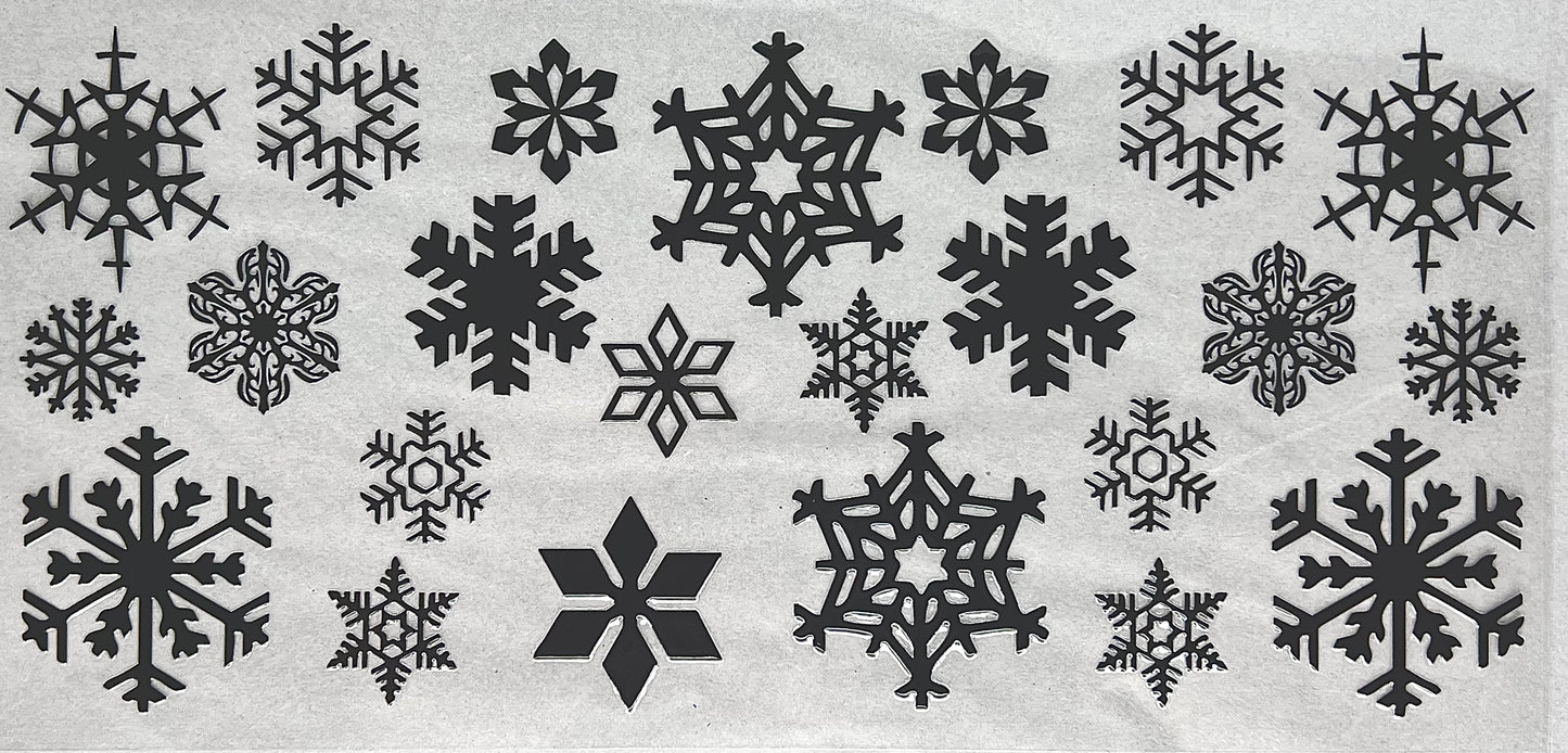 Black Snowflakes