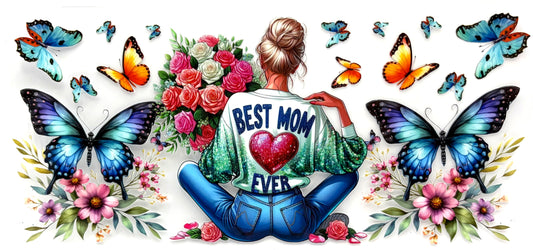 #0831 Floral- Best Mom