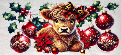 Christmas Cow- Red