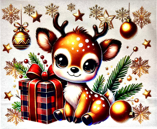 Christmas baby deer- 20oz