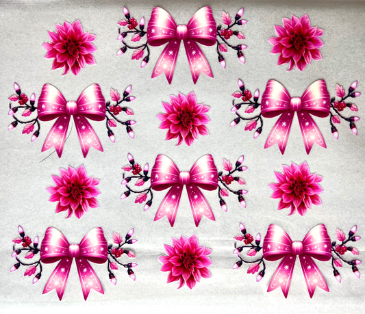 Pink Bows and Lights- 20oz