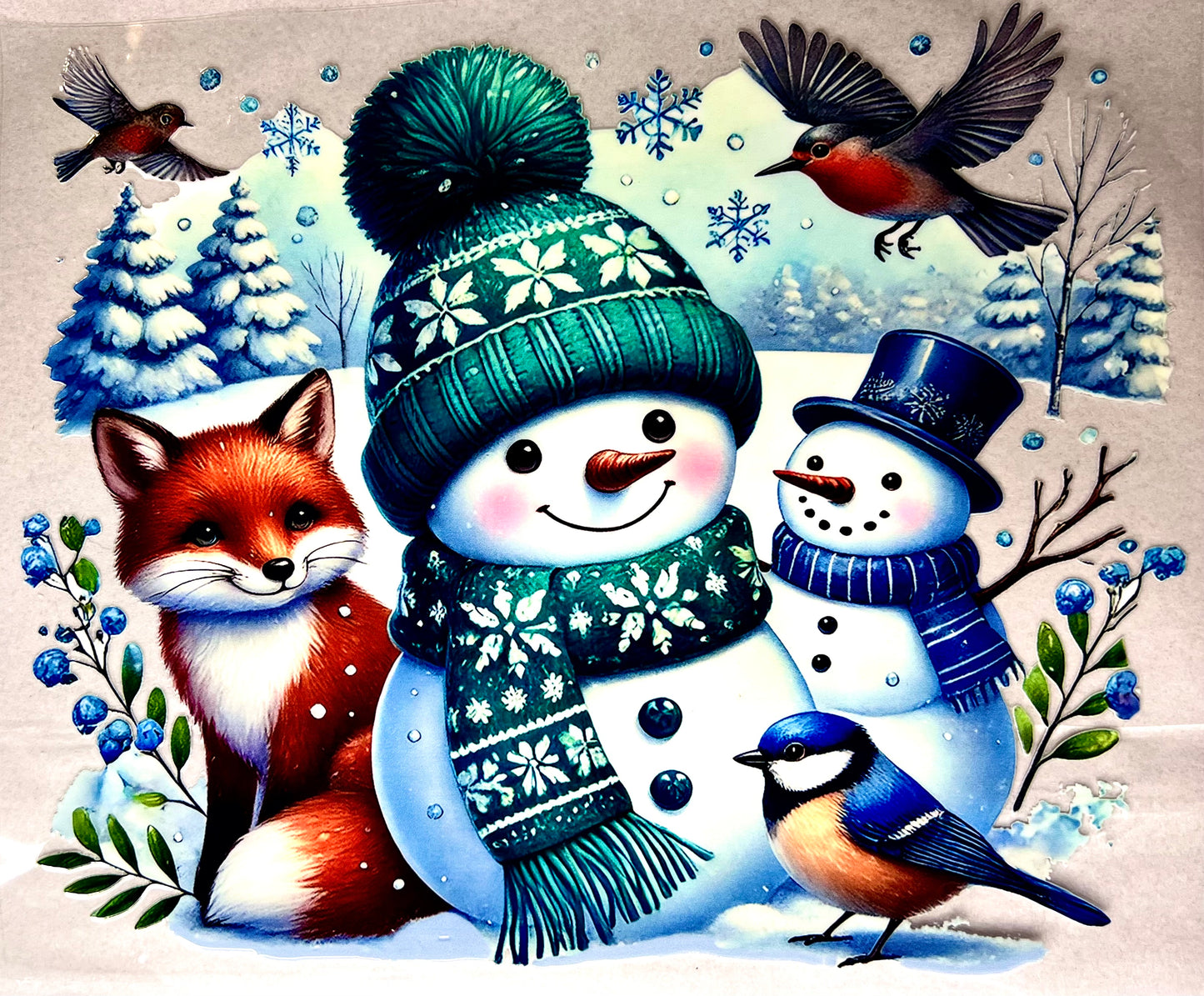 Snowman and friends- 20oz