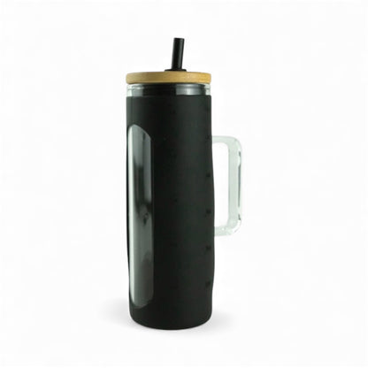 20oz Glass Skinny Tumbler with handle (non-snow globe)