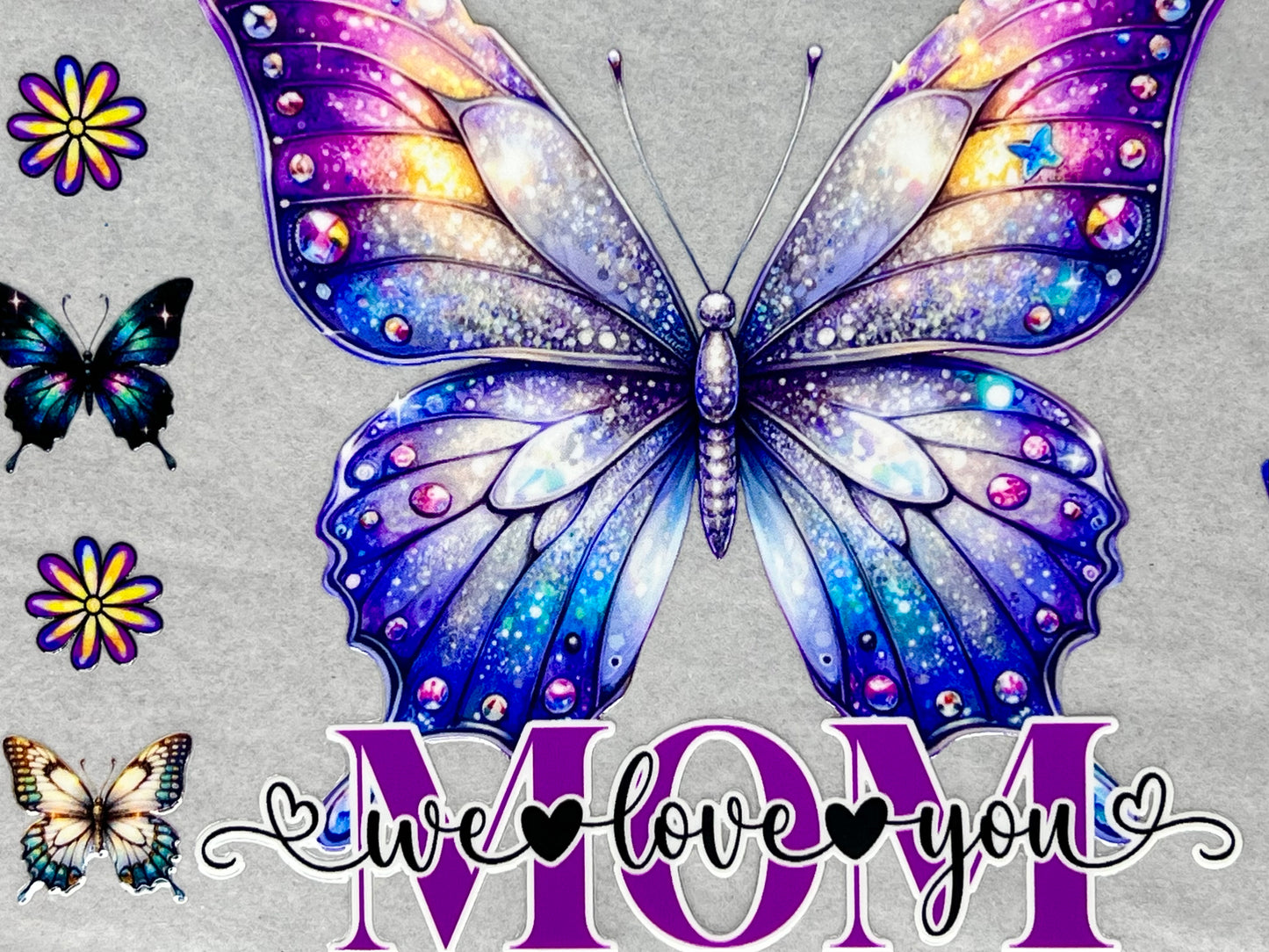 #0017 Live Love Mom Butterfly