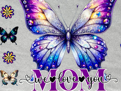 #0017 Live Love Mom Butterfly