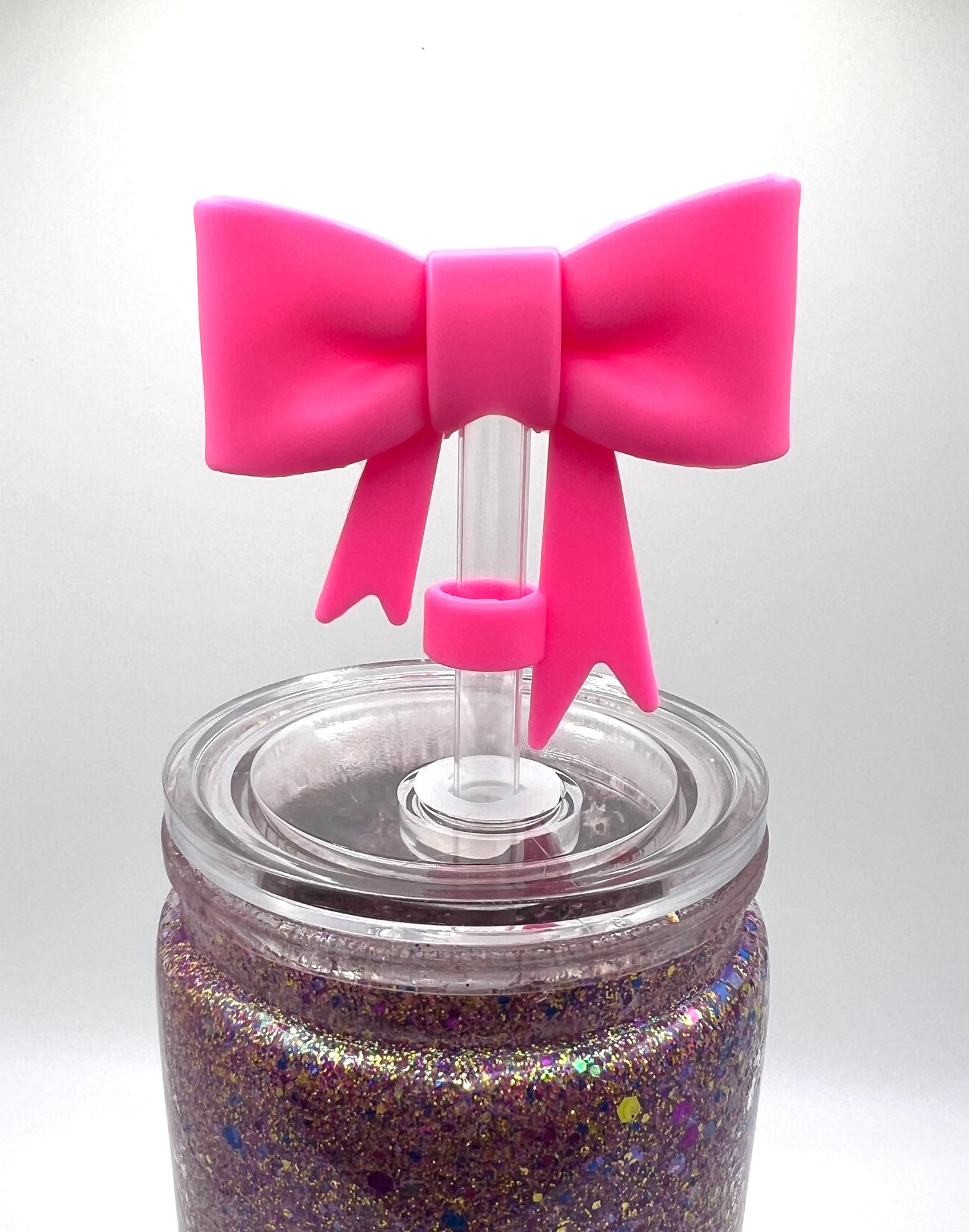 Straw Toppers- Large Bow