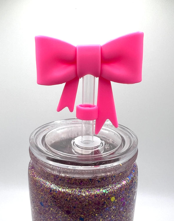 Straw Toppers- Large Bow