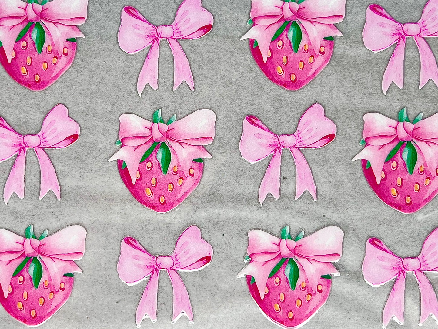 #0075 Strawberries and Bows