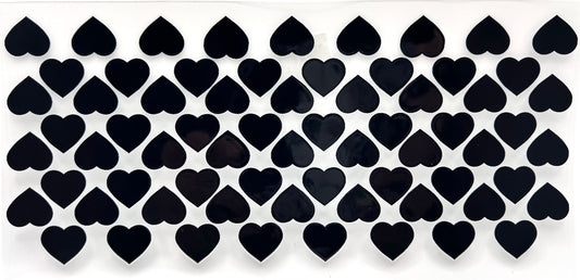 #0259 Hearts- Black