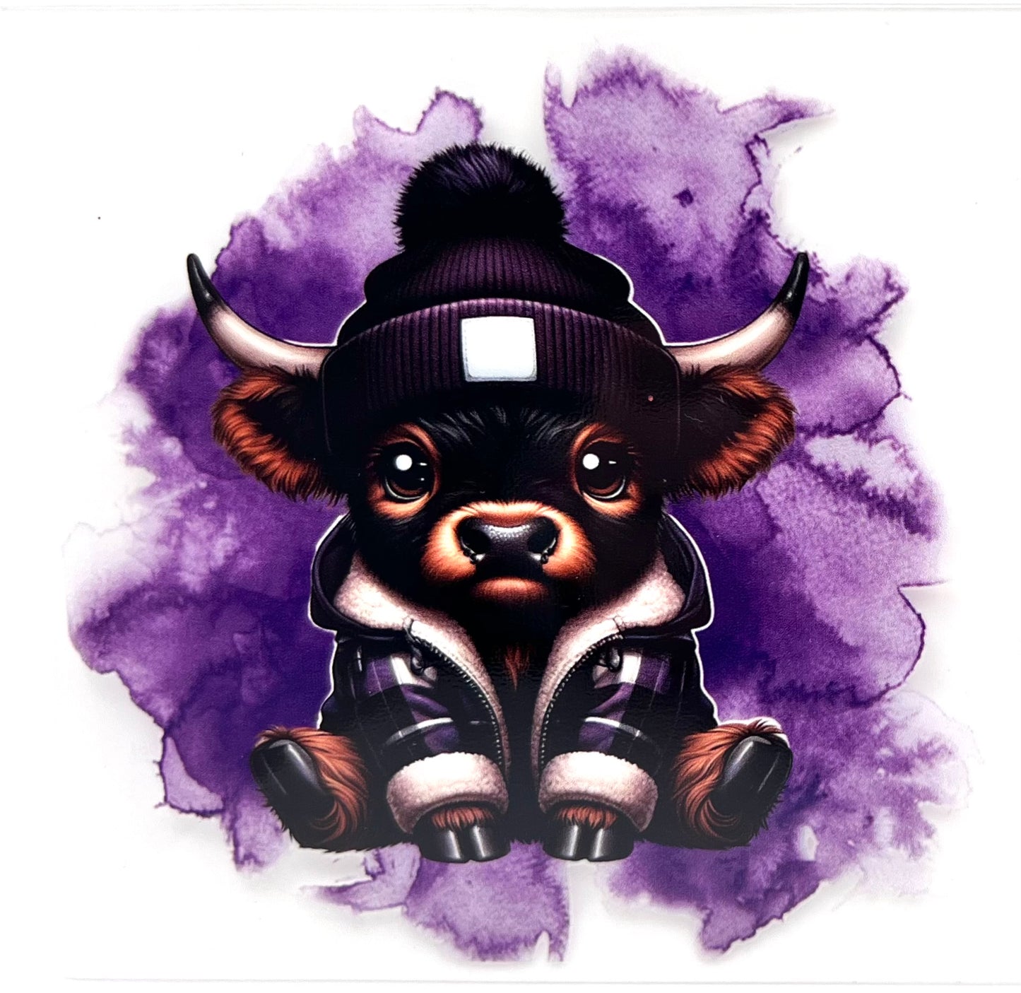 MooMoo Decal- Purple