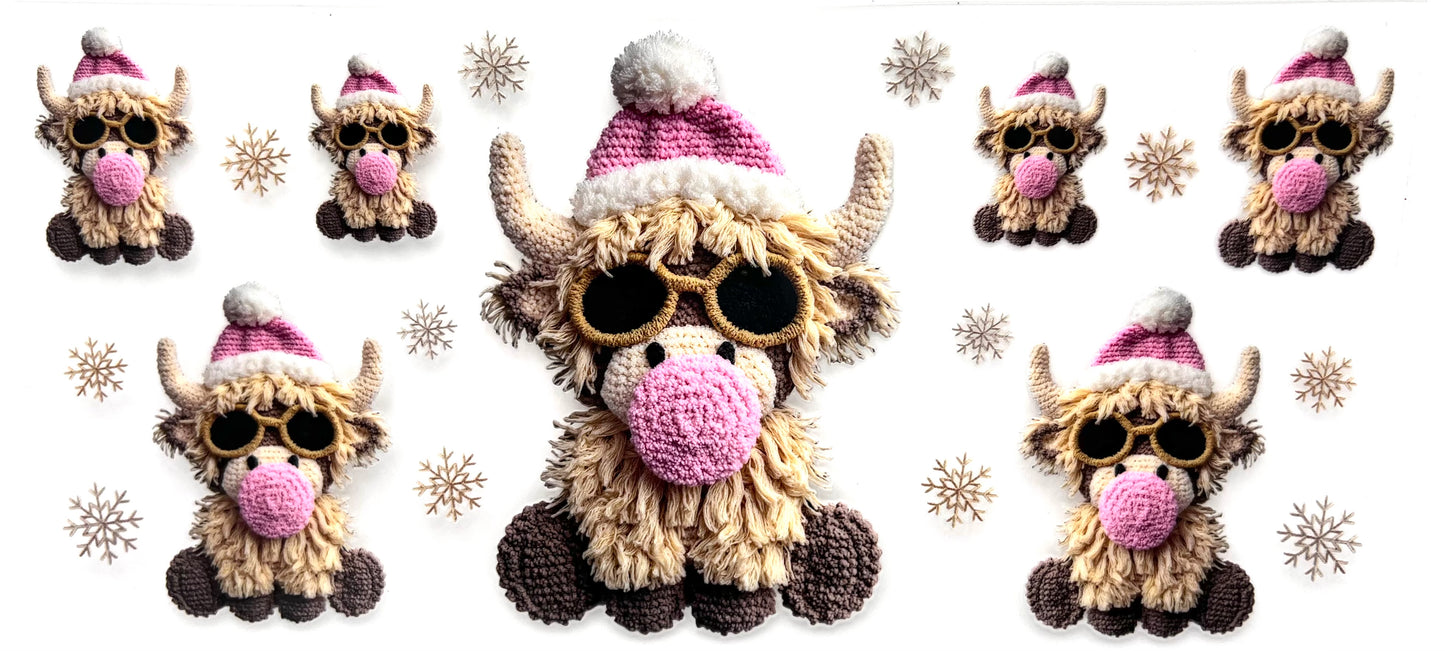 Christmas Bubblegum Cow