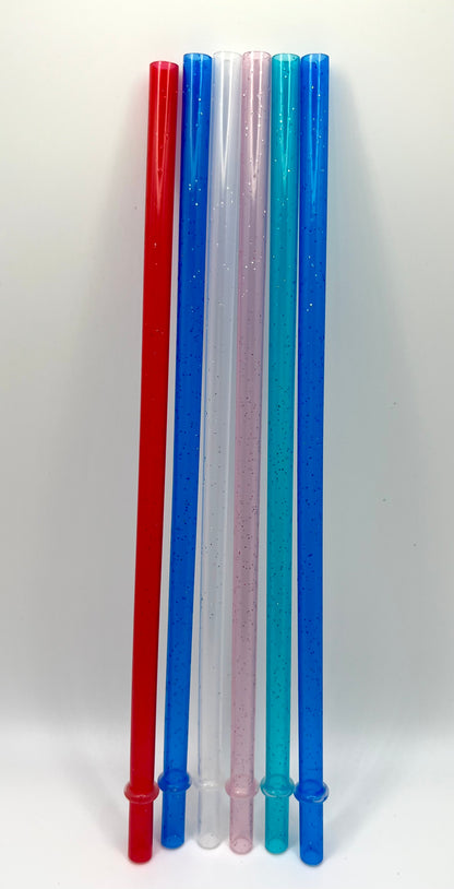 Straws- 9in Glitter