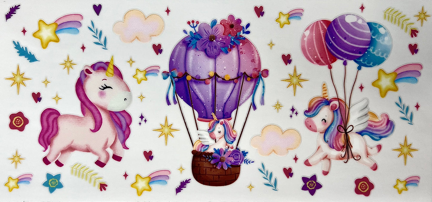 #0345 Unicorn hot air balloon