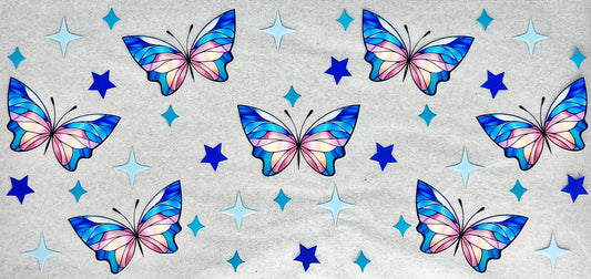#0110 Stained glass butterflies