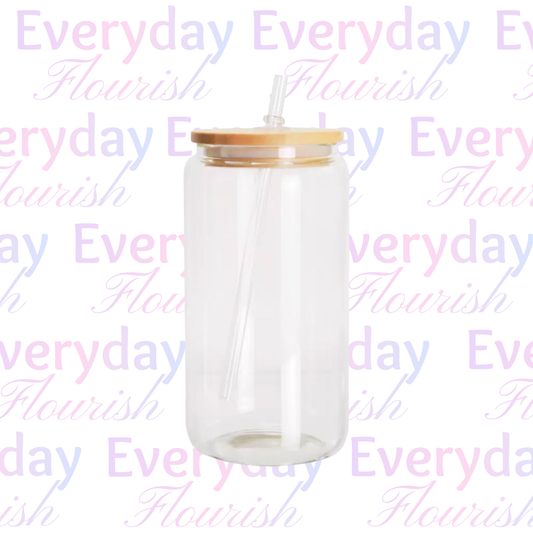 16oz Glass Cup (non-snow globe)