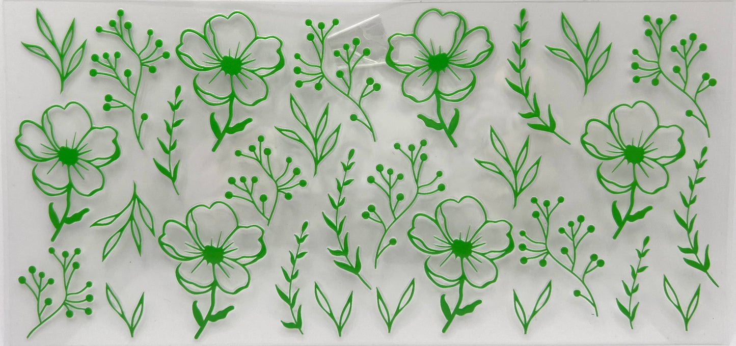 #0194 Green flowers