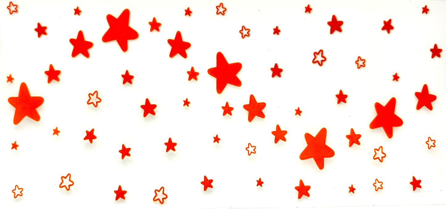 #0648 Stars- Orange